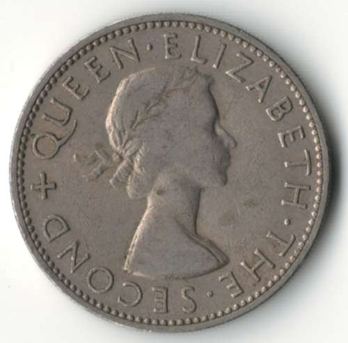 1955 Rhodesia & Nyasaland 2 Shillings