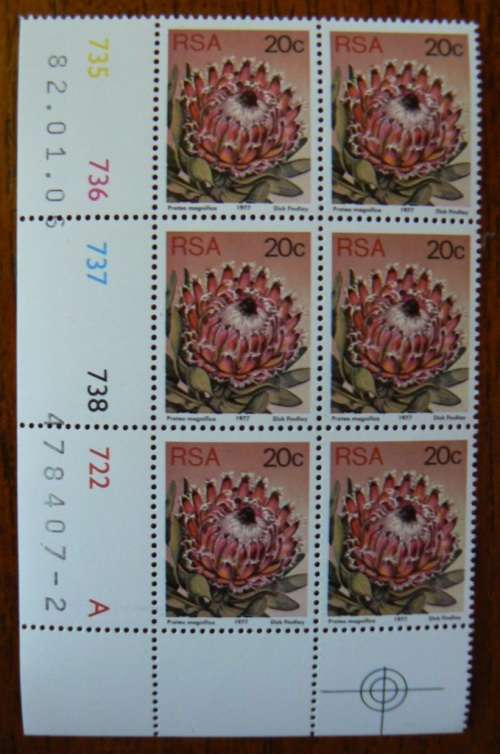 1977 RSA lot of 33 control blocks 3rd definitive series