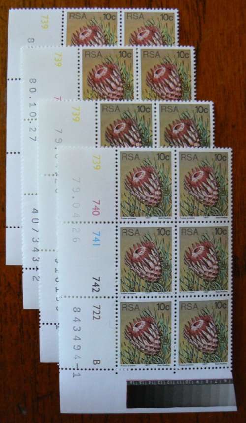 1977 RSA lot of 33 control blocks 3rd definitive series