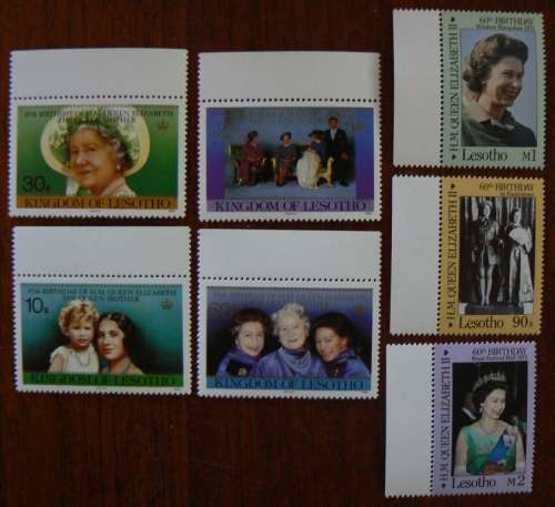 Lot of 31 Lesotho MNH stamps 1985-1990, CV$60