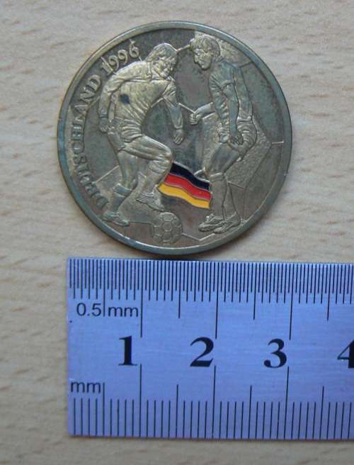 Germany Euro 96 winners commemorative football medallion