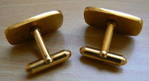 SA Airways 1984 50 Years of Flight bronze medallion + pair of cufflinks