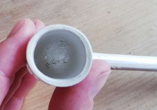 Antique clay pipe by Charles Crop of London, unused, late 1800s/early 1900s - see listing for detail