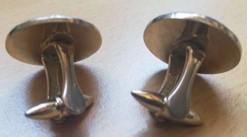 Vintage Roman figure cufflinks