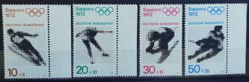 1972 Germany lot of Olympic Games MNH stamps + minisheet