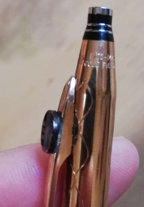 Vintage USA-made Quill 14k gold-filled ladies pen & pencil set - lifetime guarantee