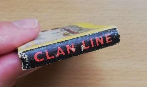 Vintage Clan Line shipping matchbook - one match used