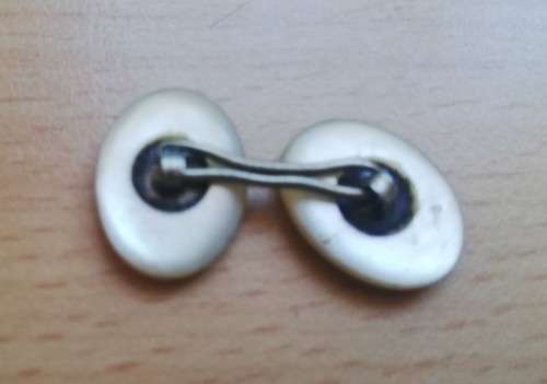 Vintage collection of mother of pearl button clips and detachable studs