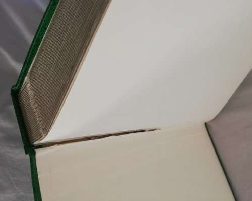 Stamp album, slightly damaged, 32 pages