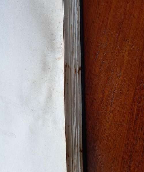 Vintage used South African Davo stamp album 1910-1977, with some stamps