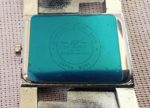 Ladies Ian Daniels jewelled bracelet-style quartz watch - new battery, working