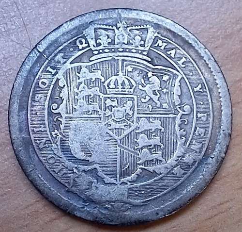 1817 Great Britain sterling silver shilling