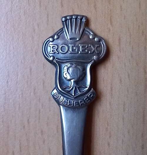 Collectible vintage Rolex spoon, by Bucherer of Switzerland