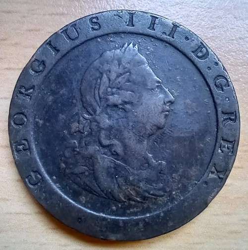 1797 Great Britain Cartwheel Penny - good detail