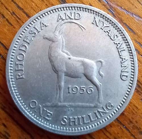 1956 Rhodesia & Nyasaland 1 Shilling