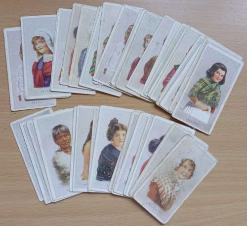 Children of All Nations part-set of 40 cigarette cards by United Tobacco Co - duplicates