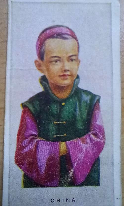Children of All Nations part-set of 40 cigarette cards by United Tobacco Co - duplicates