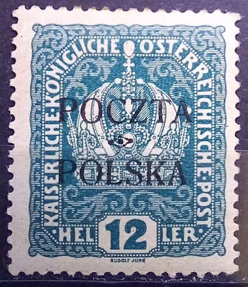 1919 Poland Krakow 12 Heller MH