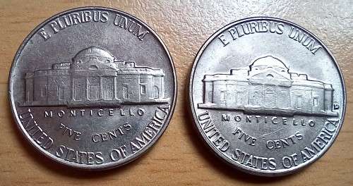USA Nickels 1961 & 1961D - looks unused