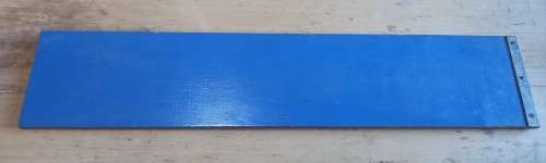 Original apartheid-era SA Railways Whites Only / Net Blankes wooden sign - one sided