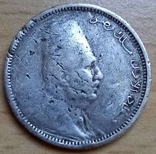 1923 Egypt silver 2 Piastres filler
