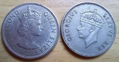 East Africa 50 cents 1948 & 1956