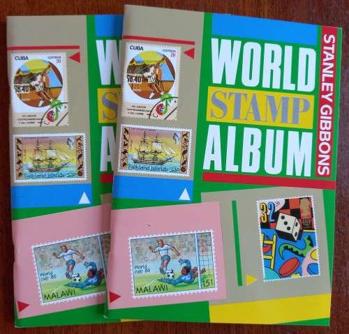 Stanley Gibbons World Stamp Album, printed 1991 - unused
