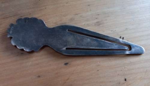 Vintage EPNS Rivonia metal bookmark