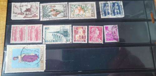 Algeria lot of 76 used and MH stamps 1926 onwards