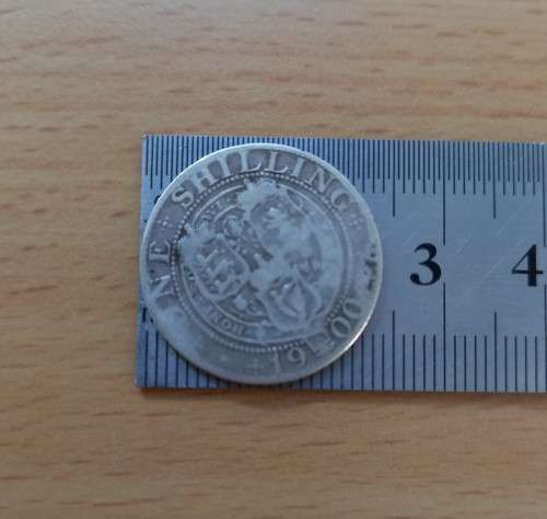 1900 Great Britain 1 Shilling *sterling silver