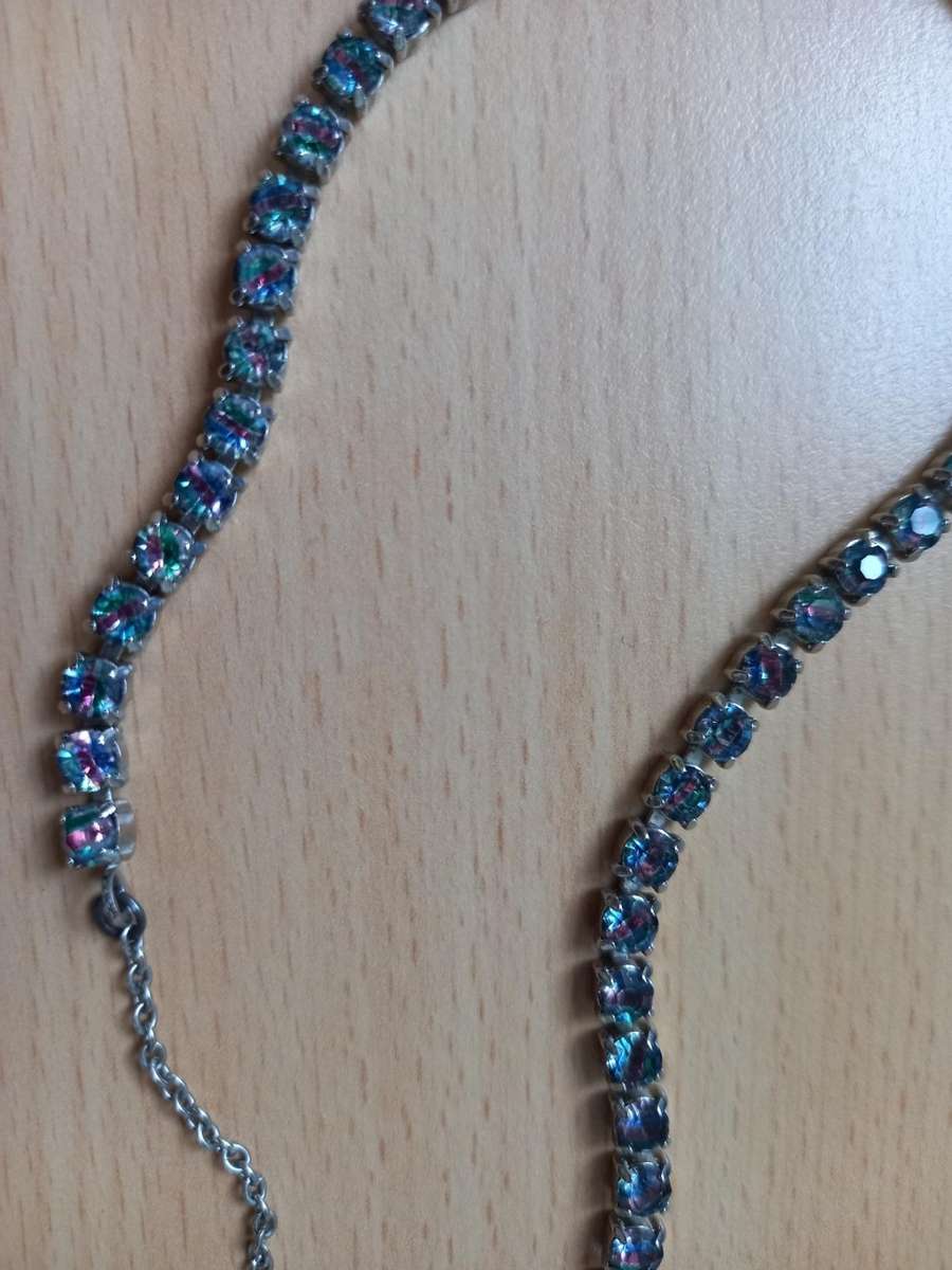 Diamante choker necklace