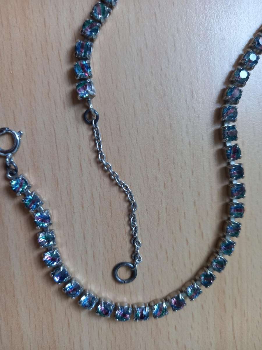 Diamante choker necklace