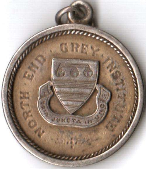 North End Grey Institute Medal 1912