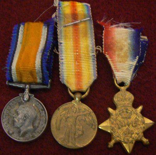 Group of 3 WWI miniature