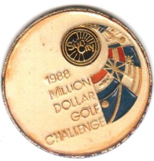 Sun City million dollar golf challenge 1988 marker
