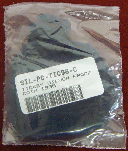 South Africa Mint 1998 silver proof tickey still sealed