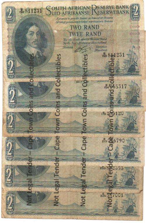 Rissik R2 notes (6 notes in all) bid per note to take all.