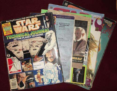 Star Wars lot of magazines and journals