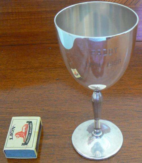 Louis plate â Silver plated goblet