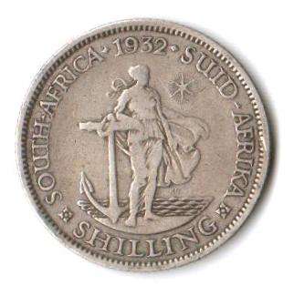 SA 1 Shilling 1932 - as per scan