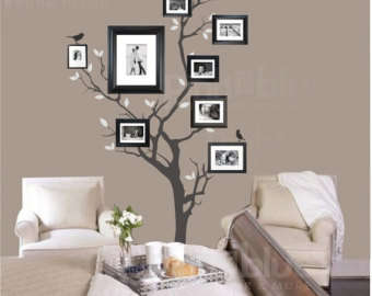 Family portrait tree decal- Free Shipping!!