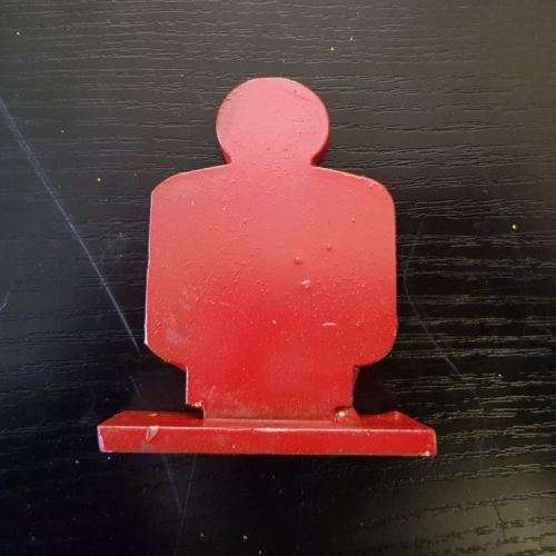 steel knock down target man heavy duty *** MADE IN SA***