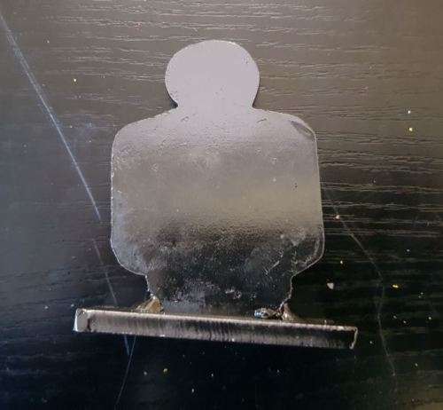 steel knock down target man heavy duty *** MADE IN SA***