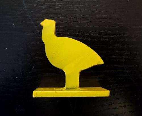 steel knock down targets heavy duty SET OF 5 *** MADE IN SA***