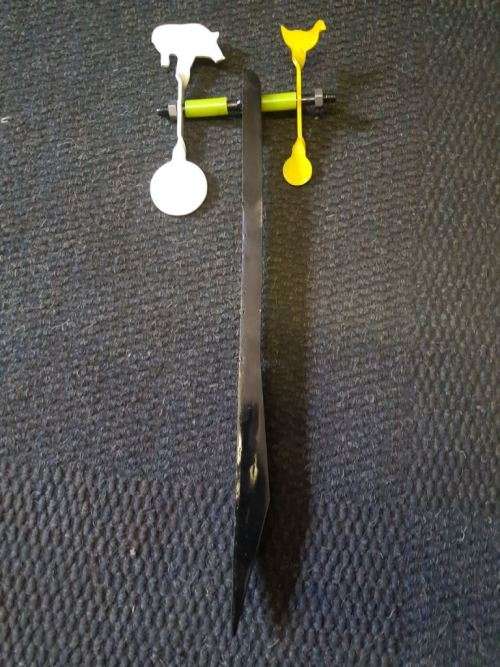 Spoke Duel Spinner target 380mm (killzone 20xchicken - 40xpig) *** MADE IN SA***