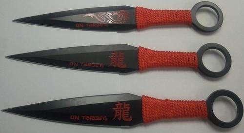 On Target Throwing knives set of 3