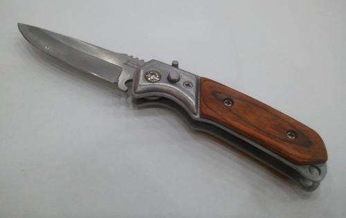 Wooden Flick Knife "Push Button"