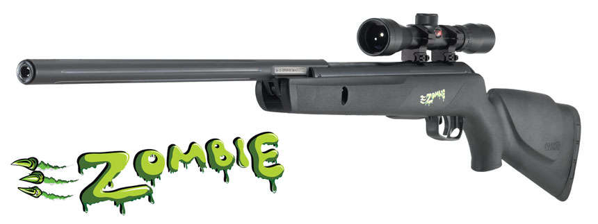 Gamo Zombie Air Rifle + Gamo 4x32 Scope 1000fps 4.5mm