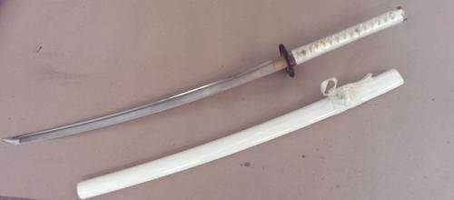 Samurai Katana Training/Beginners Fighting Sword Battle Ready White