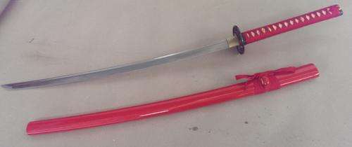 Samurai Katana Training/Beginners Fighting Sword Battle Ready Red